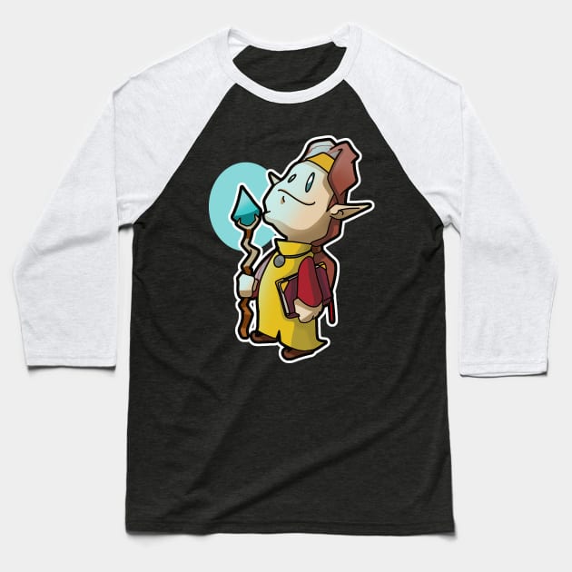 Wizard Kid Baseball T-Shirt by LupaShiva